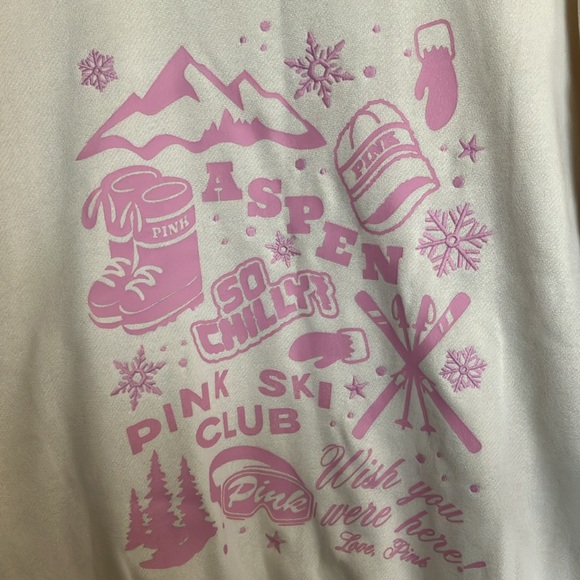 🔥VS Pink NEW RELEASE classic crew pullover sweatshirt sweater sz XL NWT - Picture 7 of 15
